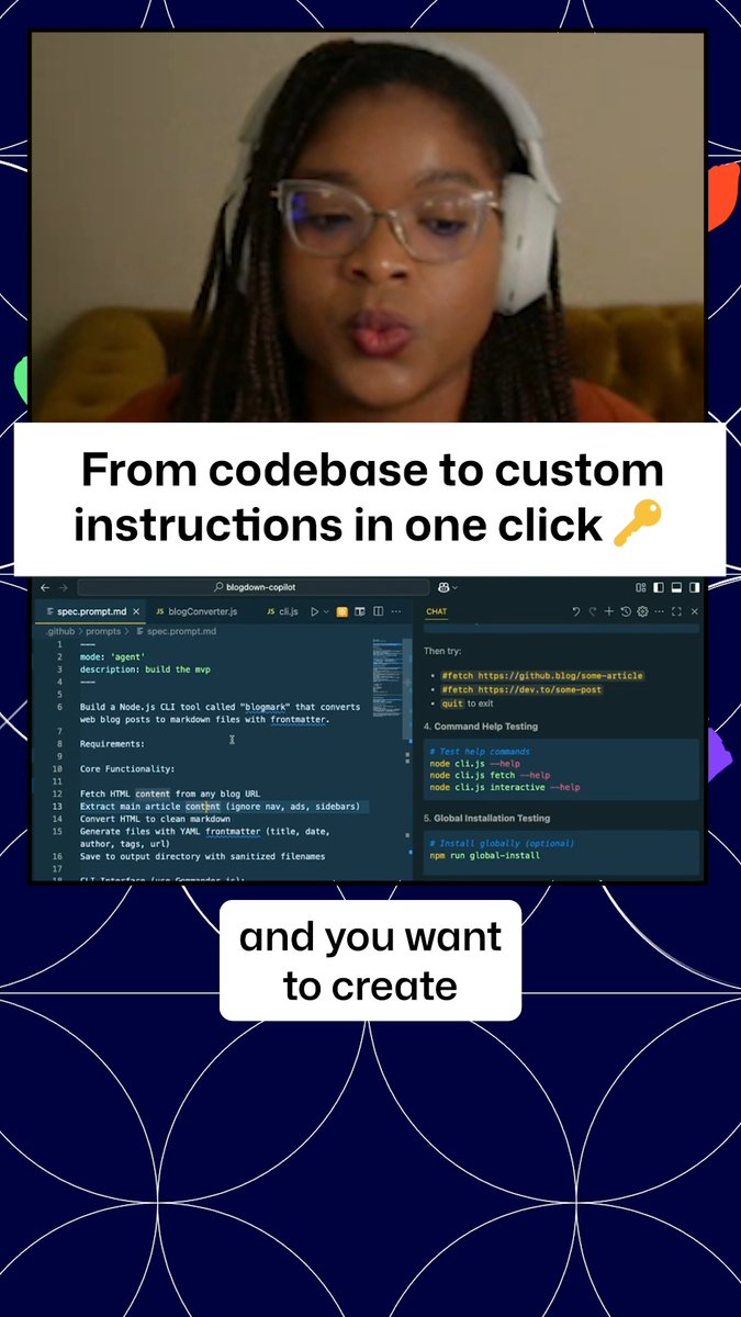 How do you get GitHub Copilot to understand your entire codebase? Like this.👇 With one click, the Copilot coding agent can now analyze your repo and auto-generate custom instructions.