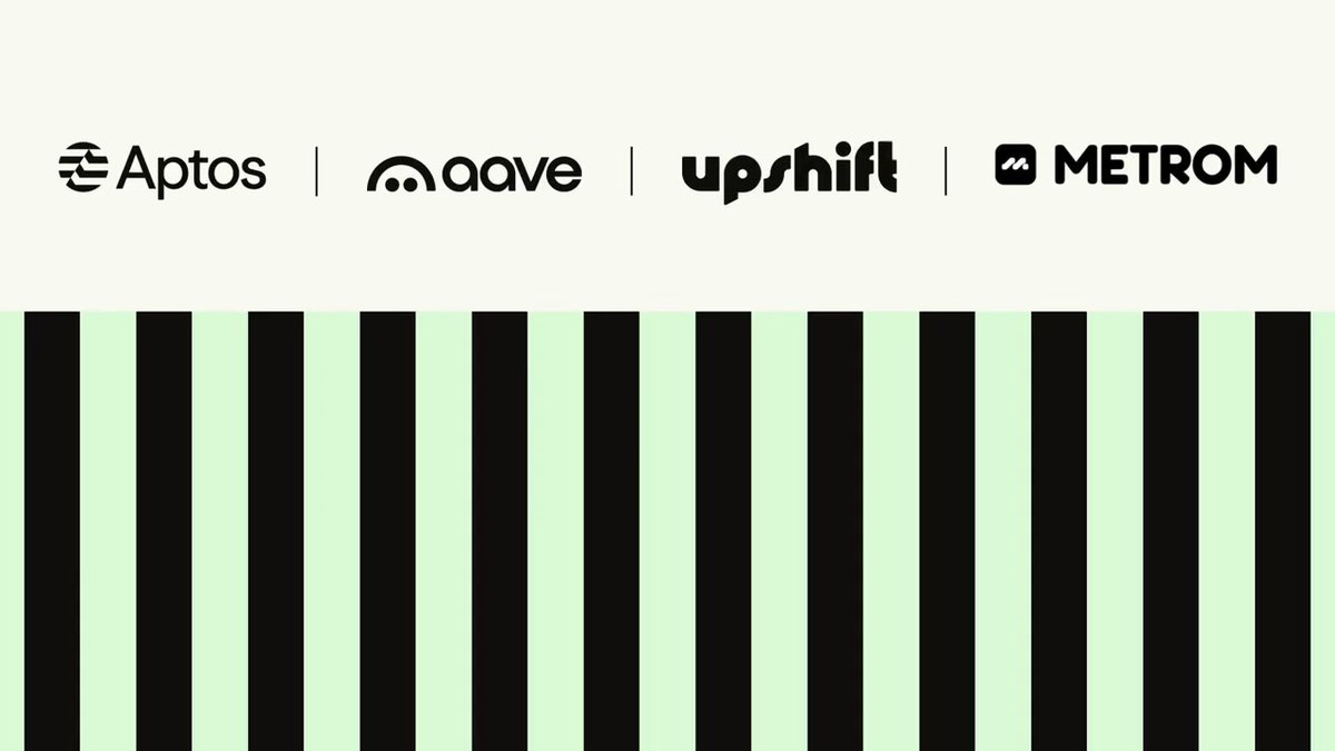 Today, @Aave launches Aptos incentives 👻 In partnership with Upshift and Metrom, this campaign marks the first incentive program following Aave's landmark deployment on Aptos, its first-ever non-EVM integration. Welcome to the future of DeFi.