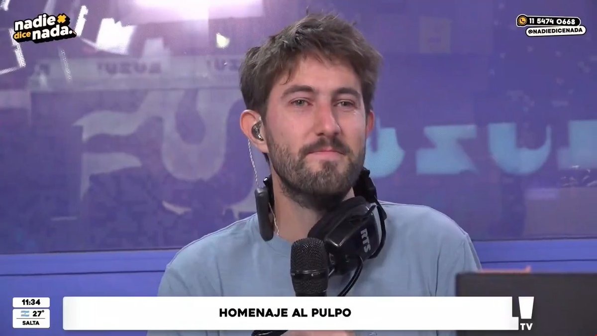 "Pulpo": Por el homenaje en #NadieDiceNada para su cumpleaños