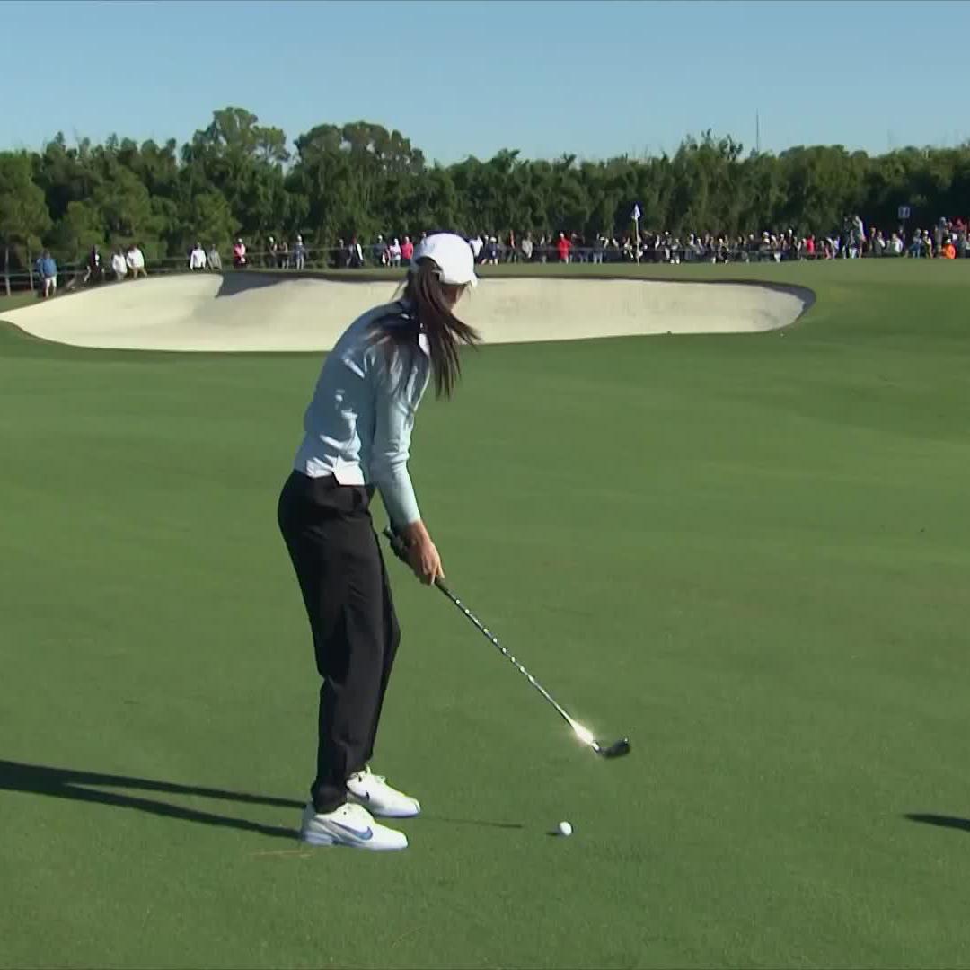 Caitlin Clark out here crushing it in the pro-am at The ANNIKA driven by Gainbridge at Pelican 💪 Live look-ins with Caitlin Clark and Nelly Korda on Golf Channel right now!