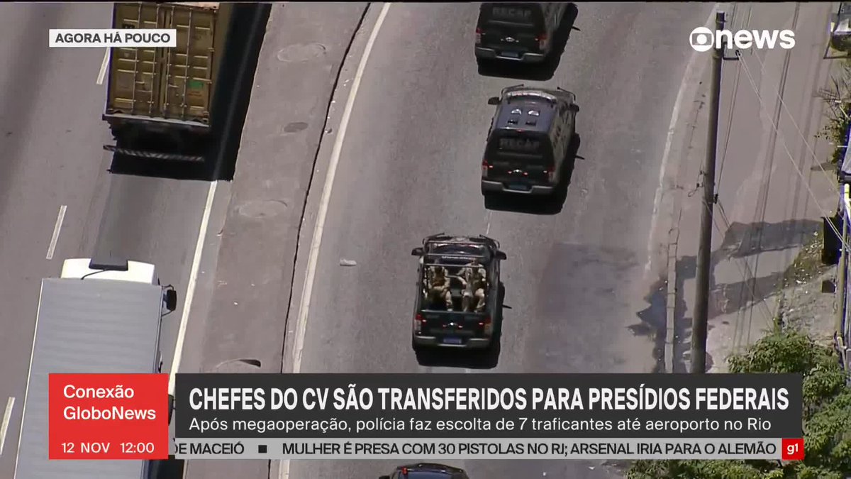 ATENÇÃO: o governo Lula socorreu o governo Cláudio Castro e TRANSFERIU OS CHEFES DO COMANDO VERMELHO pra presídios federais. O governador bolsonarista não conseguia impedir que os chefes dessem ordens de dentro da cadeia no RJ. Agora serão isolados!