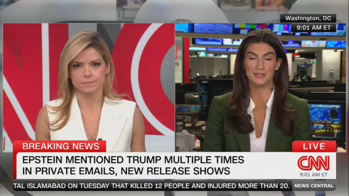 Reporter: These are new emails that are being released by the House Oversight Committee. There are 3 emails that mention Donald Trump specifically. In this email, Jeffrey Epstein is writing this message to Ghislaine Maxwell. He says, 'I want you to realize that that dog that hasn't barked is Trump, and that [redacted] spent hours at my house with him.'