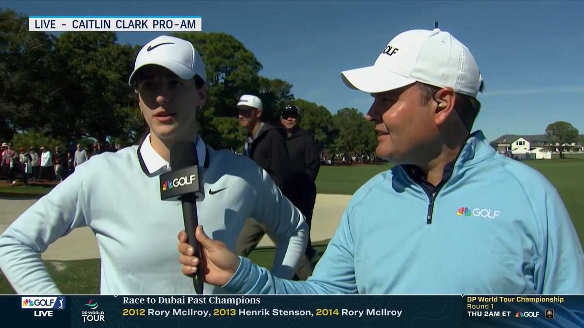 Caitlin Clark KNEW she was due for a long putt to drop at The ANNIKA Pro-Am. ๐ค๐ ๐บ Golf Today live on GC | LPGA