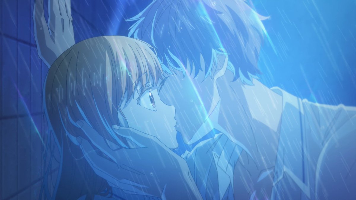 Just the two of them 💕 Anyway, I'm Falling in Love With You. Season 2 arrives on Crunchyroll in January! ✨