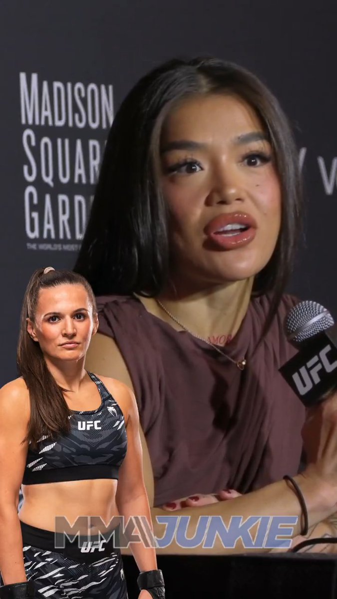 Tracy Cortez "went back to my bread and butter" training for the #UFC322 rematch vs. Erin Blanchfield. "I believe I have better striking than she does."