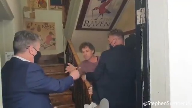 This footage of Keir Starmer being thrown out of a British pub, is a metaphor for how the country sees him right now..