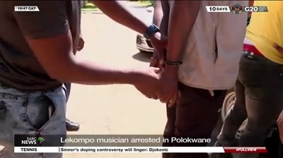 WATCH | A well-known Lekompo musician is expected to make his first court appearance at the Polokwane magistrate's court on Thursday, following his arrest today on charges of attempted murder.