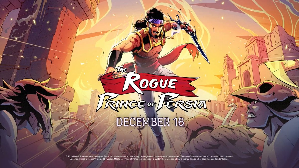 Be ready to Rewrite Fate, Save Persia... Or Die Trying The Rogue Prince Of Persia, coming to #NintendoSwitch & #NintendoSwitch2 on December 16!