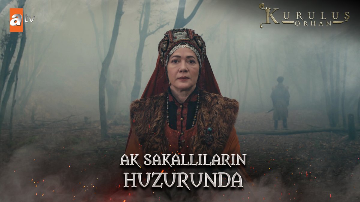 Malhun Hatun, Ak Sakallıların huzurunda.... "Ne mutlu o yolda kılıç bileyenlerin analarına” #KuruluşOrhan atv