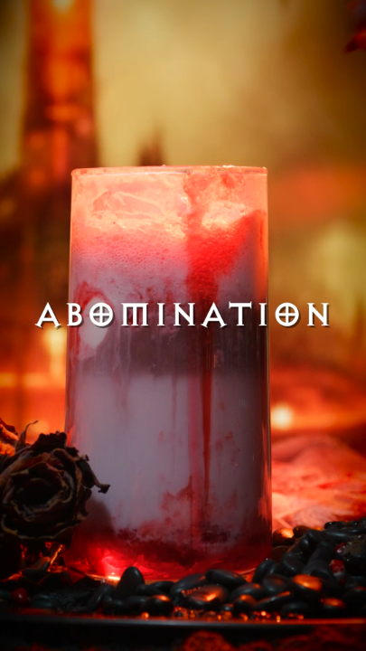Not many can tame the Abomination. But you are welcome to try. Summon the Abomination from Diablo: Drinks, Potions, & Elixirs: Cocktails and Provisions from Sanctuary. Available on Amazon:
