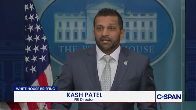 FBI Director Kash Patel on trip to China and fentanyl precursors: "President Trump has shut off the pipeline that creates fentanyl that kills tens of thousands of Americans. These substances are now banned."