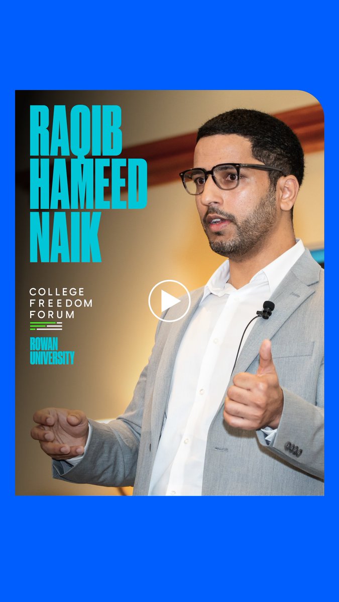 Executive director of the Center for the Study of Organized Hate (Center for the Study of Organized Hate (CSOH)), Raqib Hameed Naik joined us at the College Freedom Forum at Rowan University to speak about his struggle against hate speech, misinformation, and conspiracy theories. Discover more about combating misinformation and promoting free speech by watching his full talk: