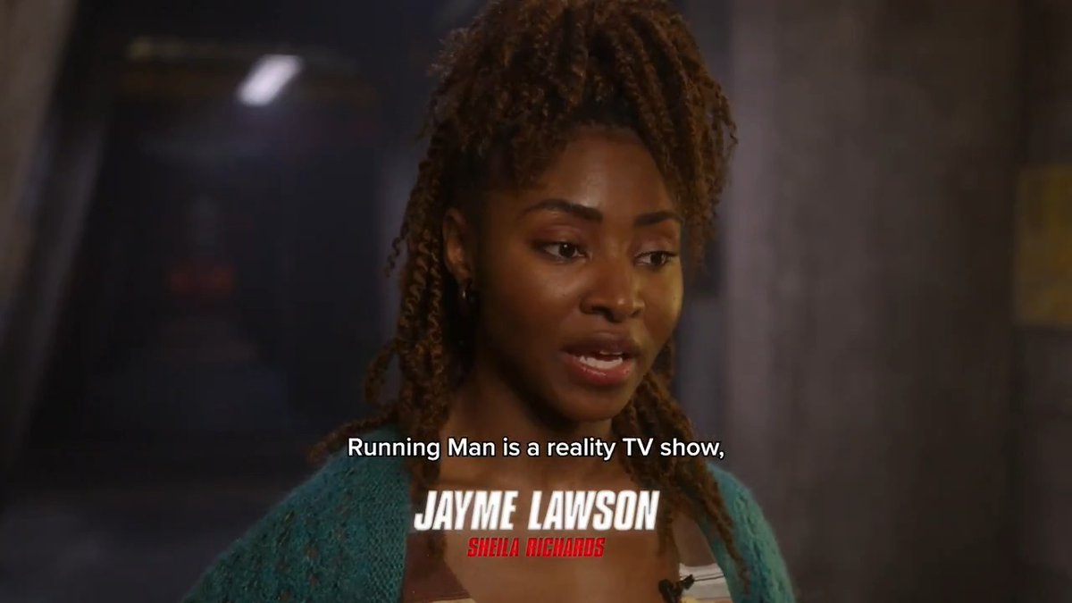 Chased by hunters. Trapped in a rigged game. It’s time to take them down. See Jayme Lawson in The #RunningManMovie in theatres Friday! Get your tickets now.