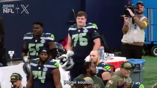 Grey Zabel taking whistle while you work to heart 😂 Inside the NFL Week 10 Mic'd Up on X