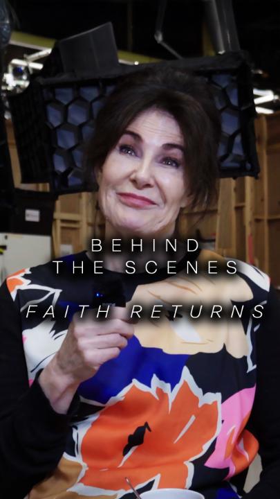 It was so nice to see Faith back on our screens tonight! 🤩 Here's Sally Dexter talking about her time back on the show 😍 #Emmerdale