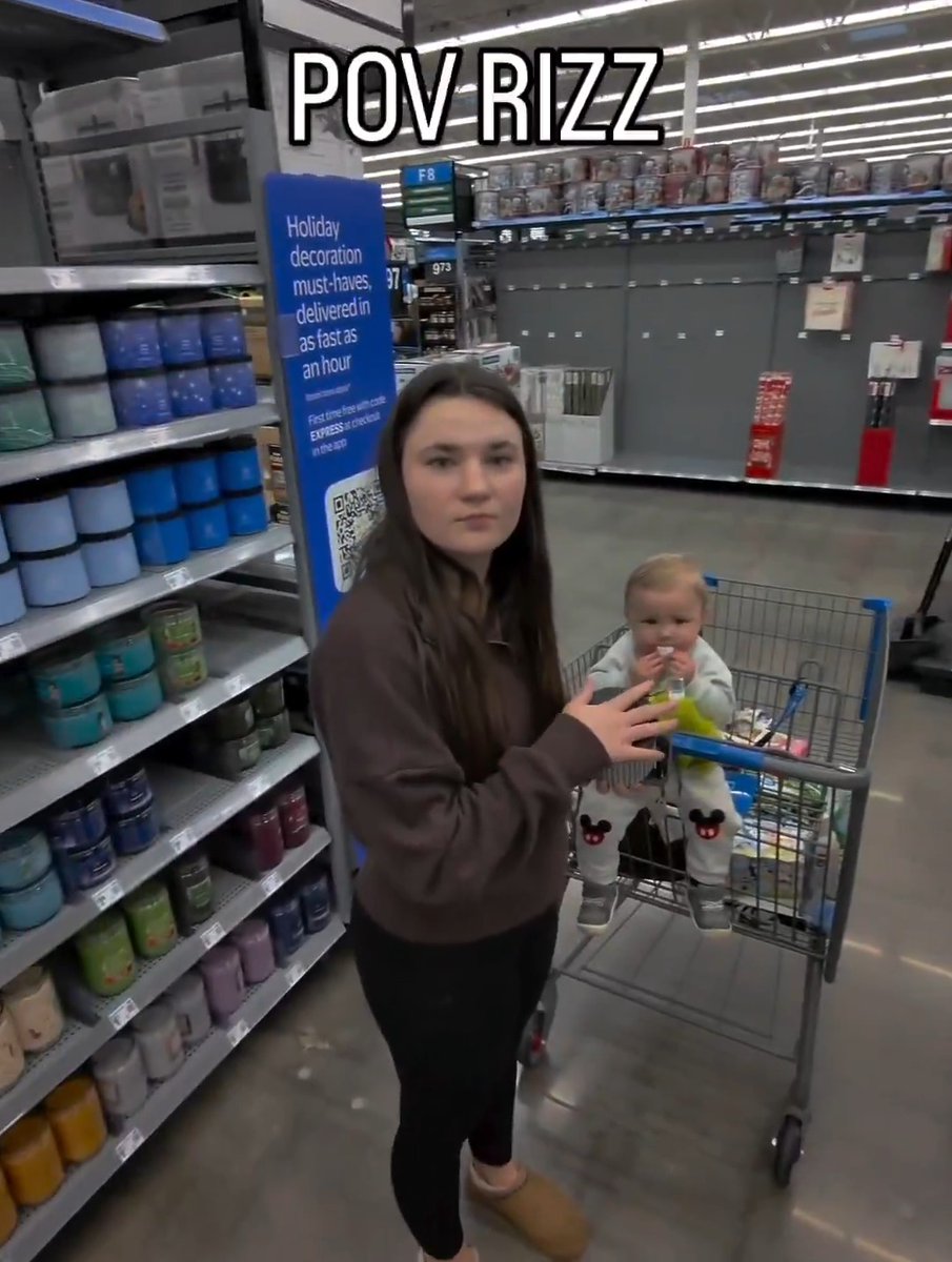 The poor baby's father is probably in Iraq trying to save America