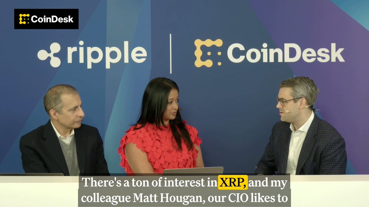 💰 A spot XRP ETF would be a "huge, huge product" that taps the $100T TradFi market, CEO Hunter Horsley (Hunter Horsley) told us at Ripple Swell. His words are timely: The first-ever US spot XRP ETF, Canary Funds' XRP Trust could go live as early as tomorrow, pending NASDAQ certification.