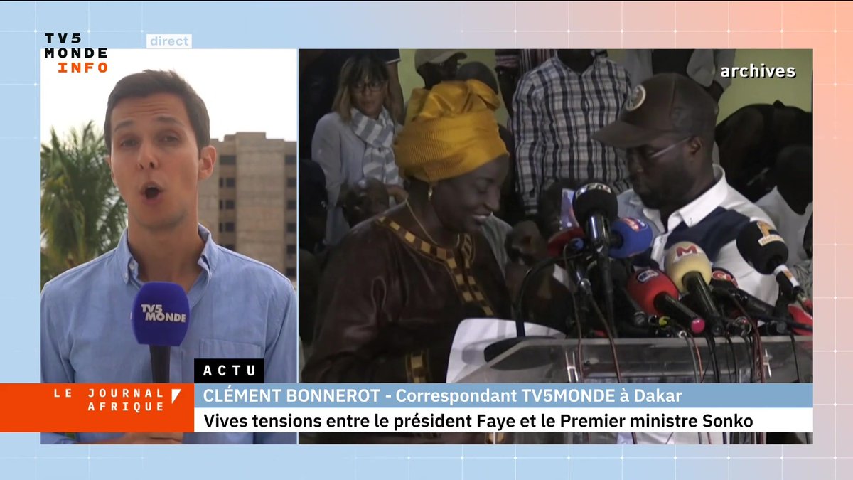 Au Sénégal, les tensions montent entre le président Bassirou Diomaye Faye et son Premier ministre Ousmane Sonko. Le Pastef, parti de Sonko, désavoue publiquement le président sur la gestion de la coalition “Diomaye Président”, inquiètant les partisans du pouvoir.