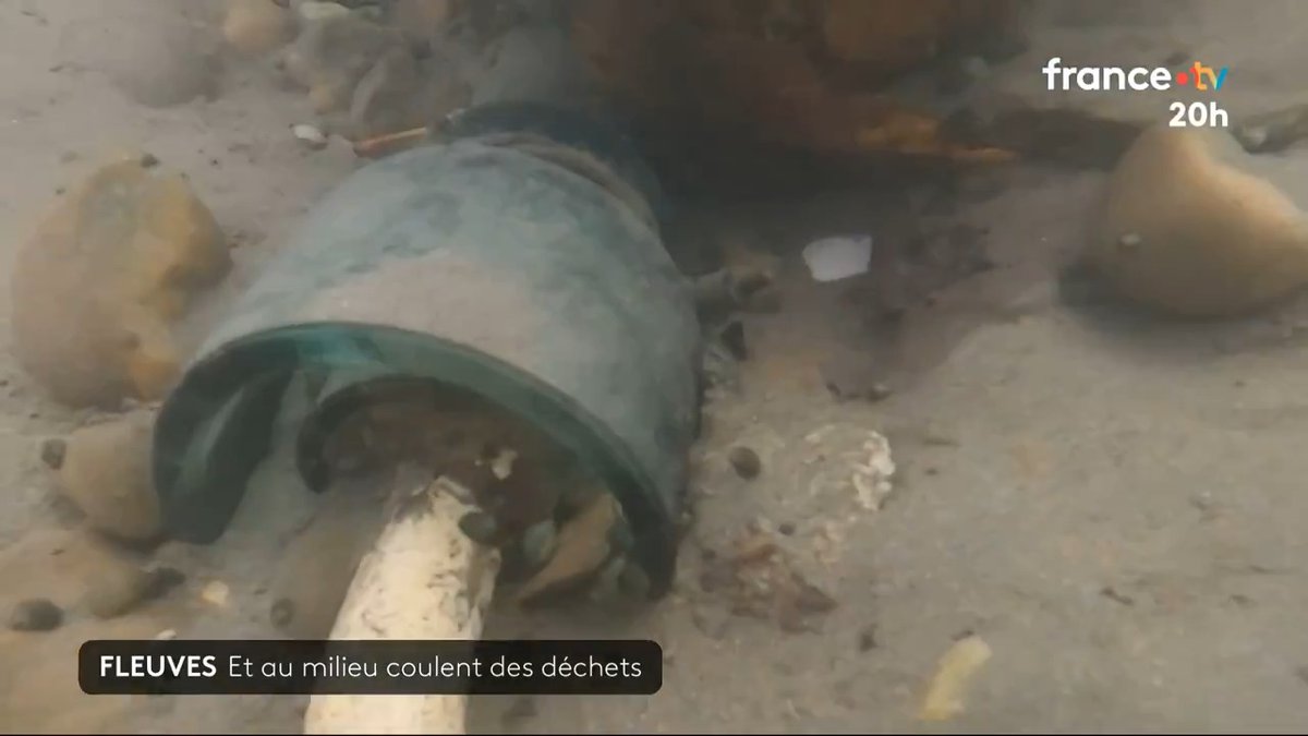 💧🧪 Nous avons plongé dans le Rhône et nous avons rencontré un fleuve malade de sa pollution. Comme plus de la moitié des cours d'eau français. #JT20h