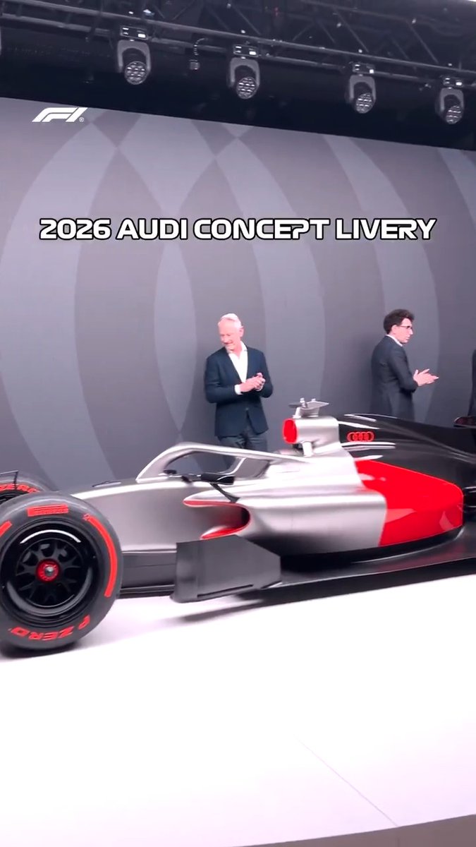 Unveiling Audi's R26 Concept design in Munich! ✍️✨ #F1