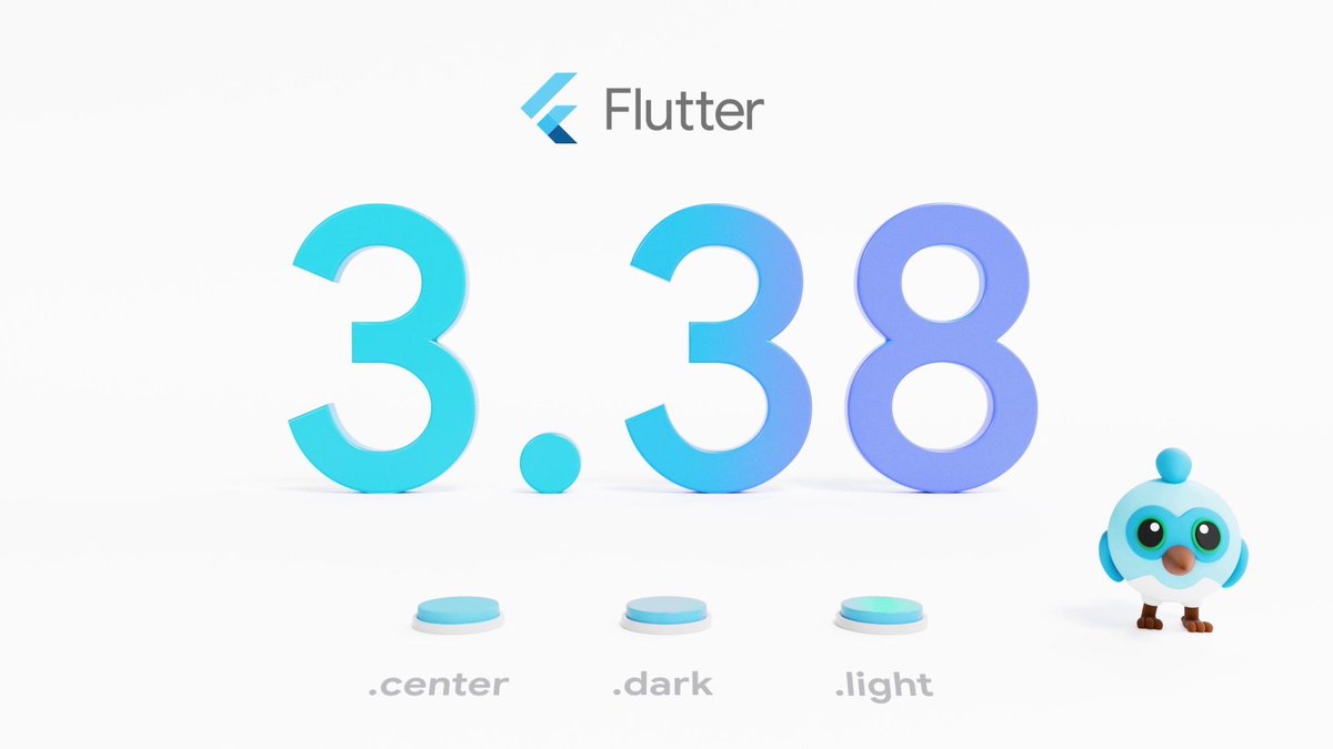 Flutter 3.38 is here! 🩵 ✨ This release cleans up your UI code with new Dot Shorthands, making development faster and more readable. Get the details of all that’s new →