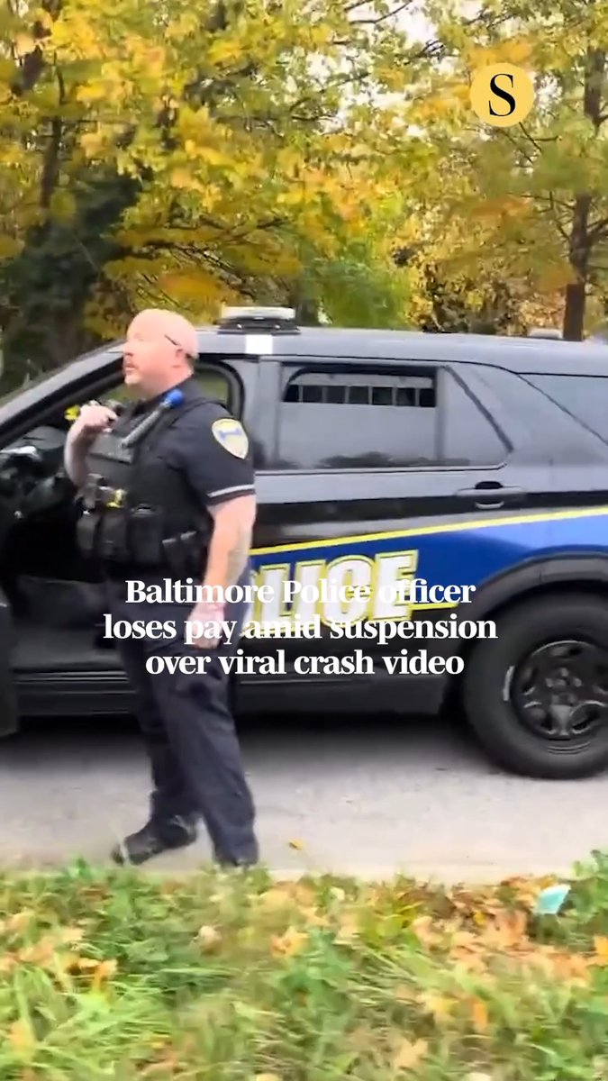 Baltimore cop hit with attempted murder charge after video showed him chasing suspect with vehicle