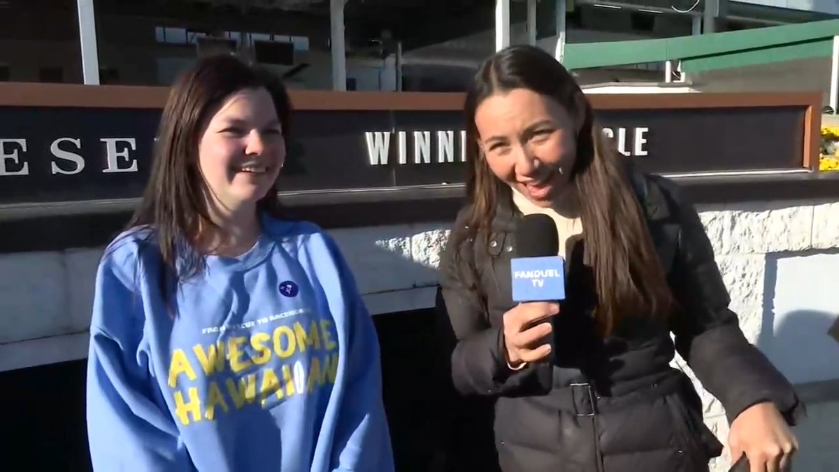 "I think a lot of them have more worth to them." Sarah Stewart of Resolute Racing spoke with Andie Biancone 🐴 after AWESOME HAWAIIAN won on debut at Churchill Downs in race 6.