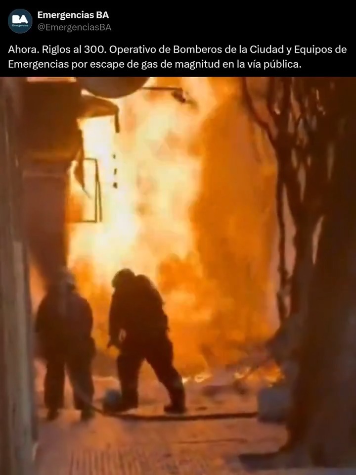 "Riglos": Por el incendio en Caballito tras una fuga de gas