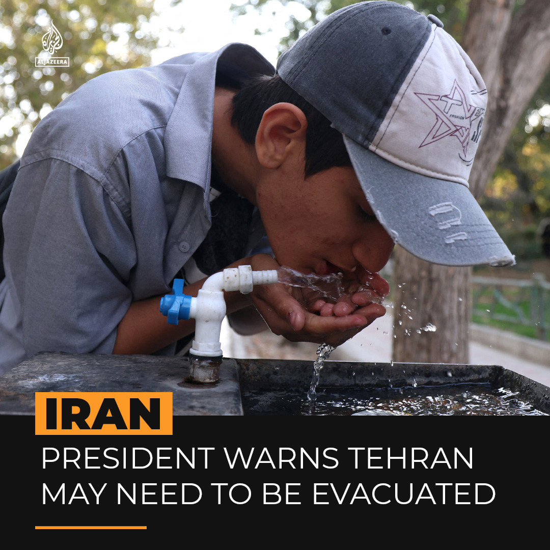 Iran’s President Pezeshkian delivered a shocking message to residents of the capital, Tehran, warning they may soon need to leave due to a worsening drought.