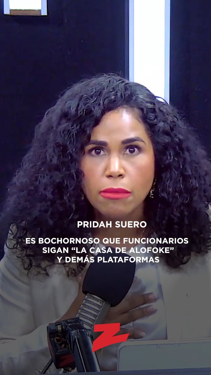 📺 [#ElGobiernoDeLaTarde] Pridah Suero califica de bochornoso que funcionarios sigan “La Casa de Alofoke” y demás plataformas Escucha su comentario completo: #Z101 #ZDigital #ZTV #Opinión #PridahSuero #LaCasadeAlofoke