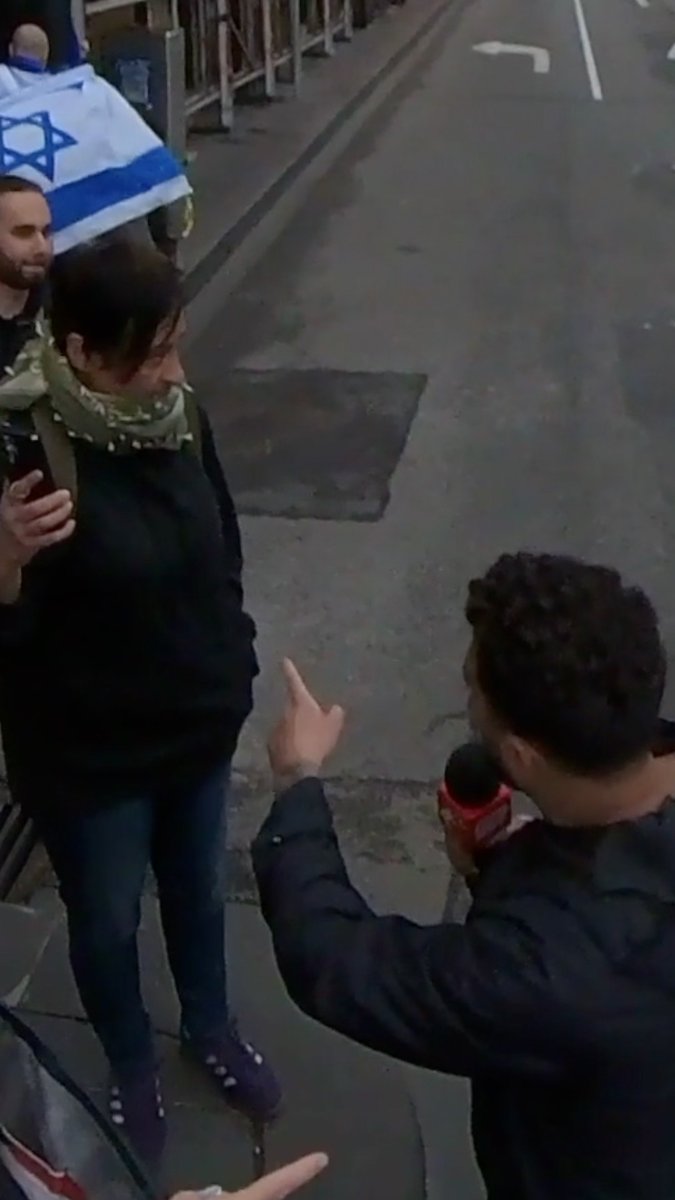 I asked this anti-Israel activist why she’s not protesting the Gazans currently being executed by Hamas. She had no answer — instead defaulted to calling me ridiculous names. So here’s the real answer: They never cared about the Gazans. Full vid: