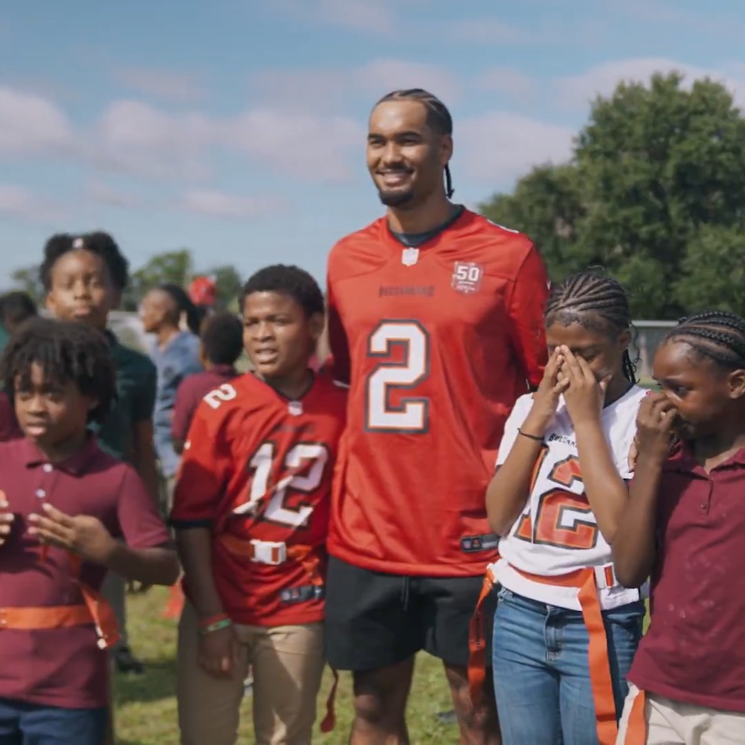 The Buccaneers and the Glazer family are investing to help shape tomorrow’s leaders 💪📚 By providing shade structures for all elementary schools, we’re building a brighter future — on and off the field 🔥