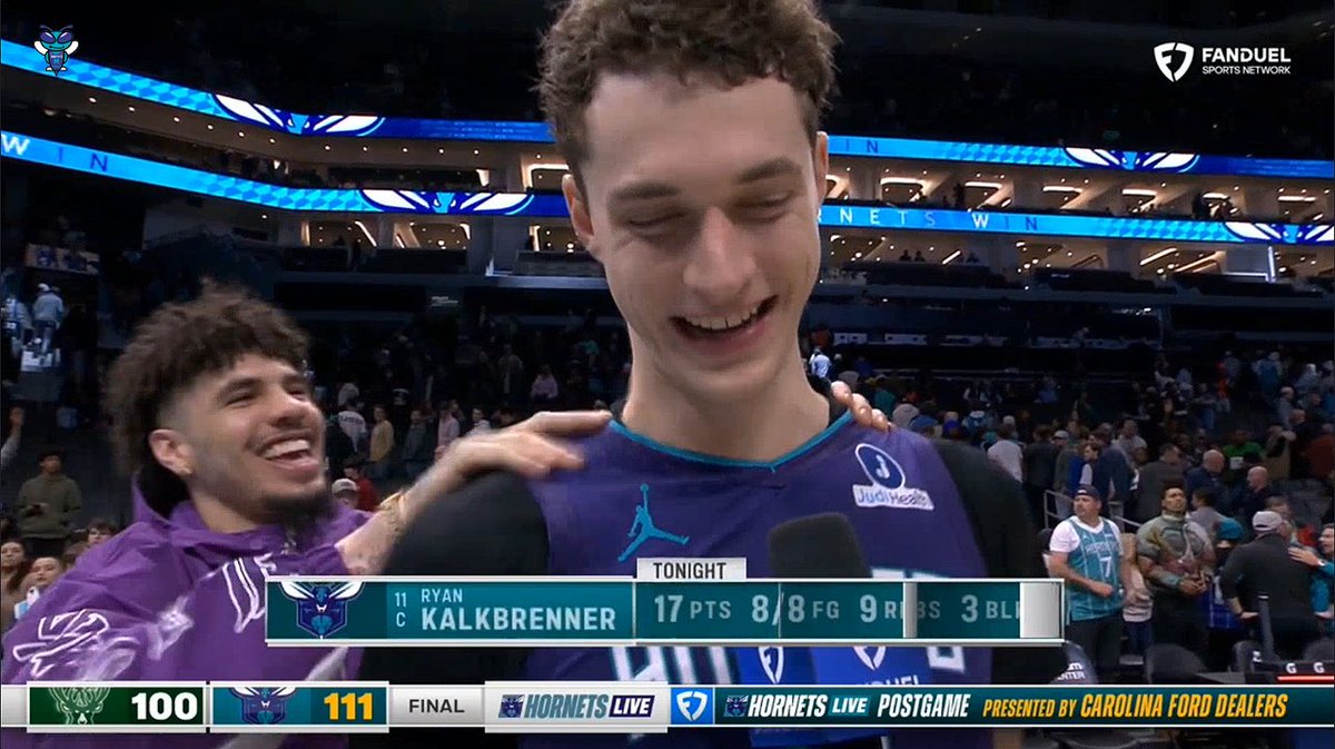 🎙️ Ryan Kalkbrenner: "Moussa (Diabate) is an animal." "He gets after those offensive boards, it's so much fun watching him play out there. We complement each other so well with our different skill sets—it's a lot of fun playing with him." Ryan Kalkbrenner Postgame Interview: