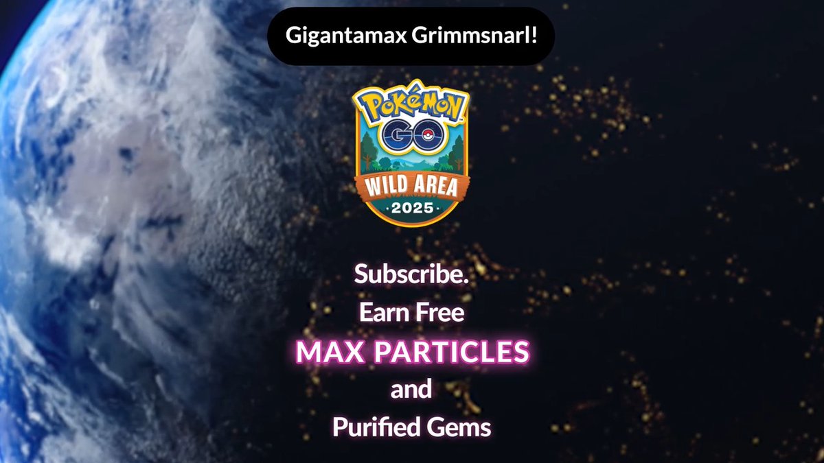 Attention, Trainers! A grand #GOWildArea giveaway has begun! Join this epic quest and claim treasures to aid you on your adventures. Subscribe to our YouTube channel by November 14 and help unlock 800 Max Particles and 4 Purified Gems. Don’t miss your chance to gather these rewards and prepare for the challenges ahead! ▶️ ▶️