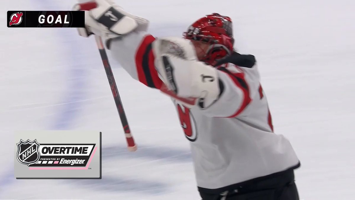 SIMON NEMEC WINS IT IN @ENERGIZER OVERTIME WITH HIS THIRD GOAL OF THE GAME!! And what a pass by Jacob Markstrom 😮‍💨