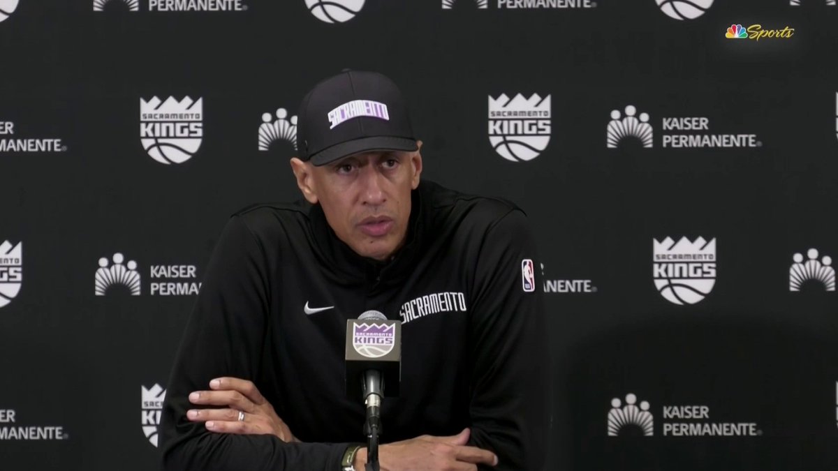 "Put on the jersey, represent it properly." Doug Christie didn't mince words after tonight's blowout loss