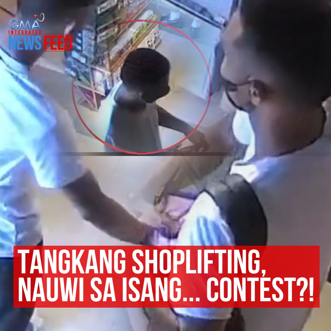 Ang inasahang sweet success ng isang shoplifter... inalat! Nabuking kasi ng kahera ang tangka niyang pagtangay sa mga panindang chocolate ng isang shop sa Tacloban City. Dahil nag-viral ang CCTV footage ng insidente, naisipan ng may-ari ng shop na gamitin ang kanilang experience para sa isang online contest! Panoorin ang video.