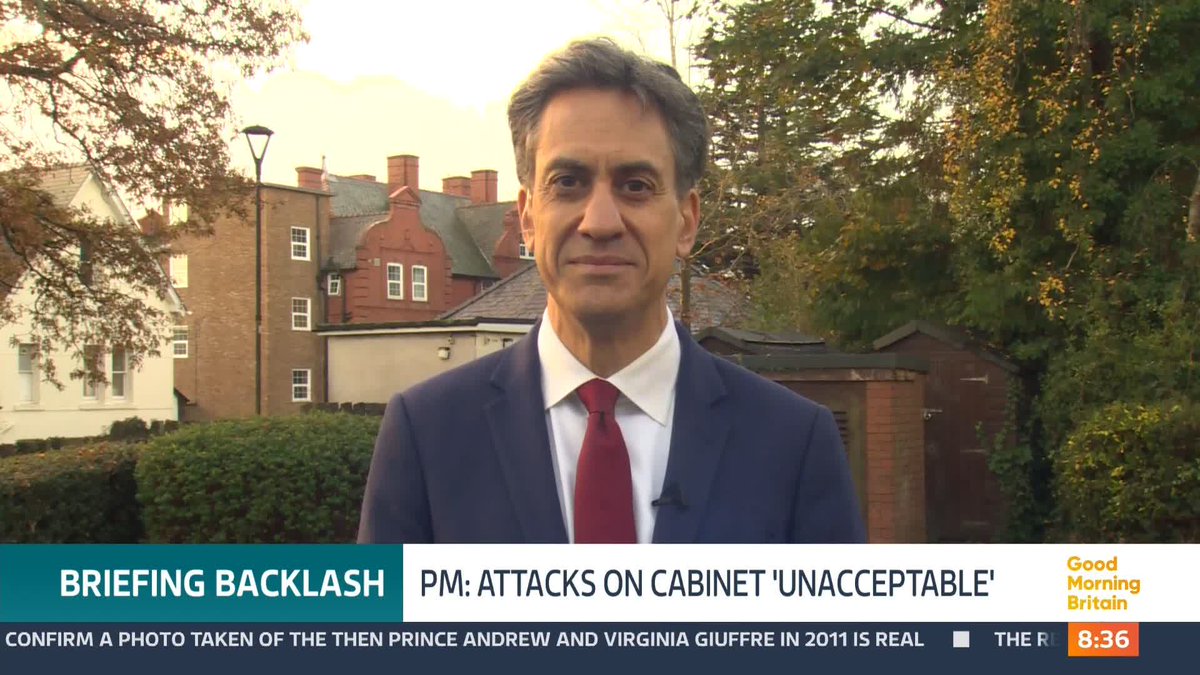 'We've got to focus on the country, not on ourselves,' says Ed Miliband. Susanna Reid questions Energy and Net Zero Secretary after claims from Number 10 sources suggested that Wes Streeting was planning to oust Sir Keir Starmer and take his place.