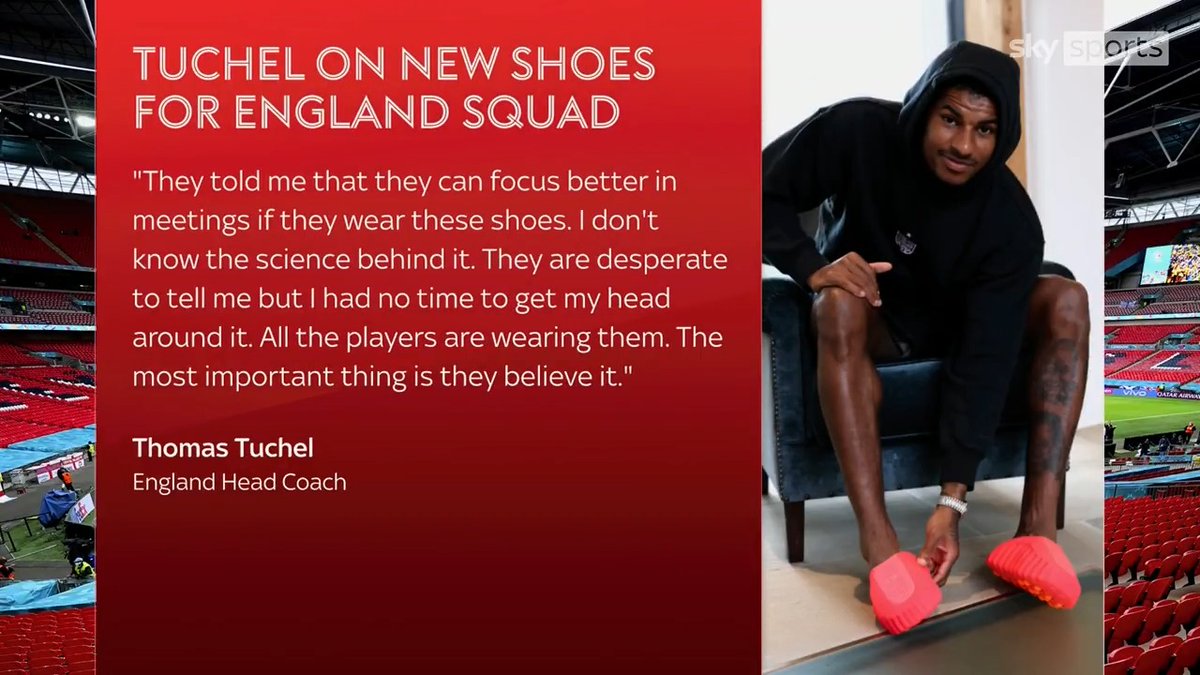 Thomas Tuchel on the 'Nike Mind' shoes his players are wearing... 🧠 👟