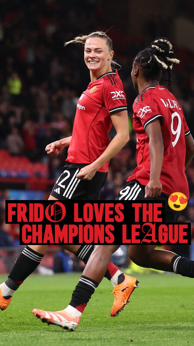 Fridolina Rolfo scored this excellent winner for Manchester United Women against PSG last night 🔝 Watch the highlights from a memorable evening at Old Trafford 🎬👇