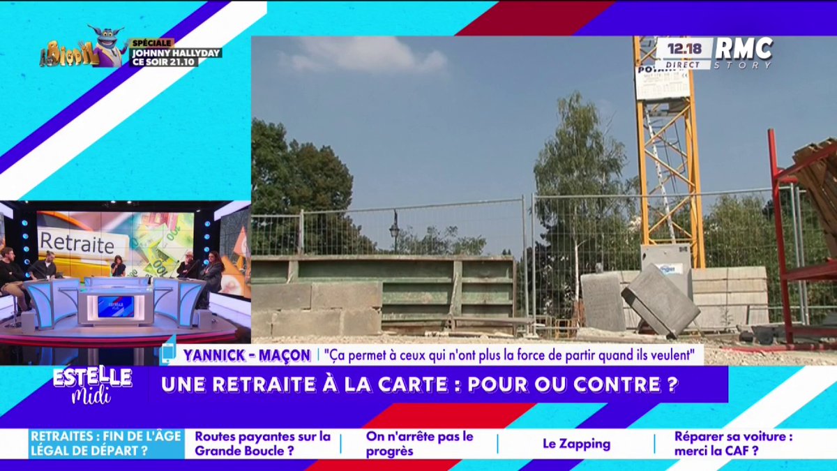 🧓 Une retraite à la carte 📞 Yannick : "Je milite pour la retraite par capitalisation ! Je me lève pratiquement en pleurs avec mon mal de dos... Je vais travailler sous opium ! Si on m'avait donné les moyens de capitaliser, j'aurais pu lever le pied dans 10 ans !" #EstelleMidi