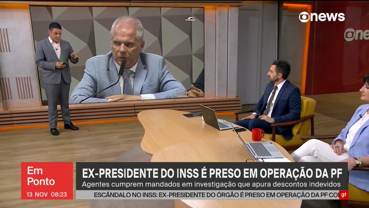 O ex-presidente do INSS Alessandro Stefanutto é um dos presos em uma operação da Polícia Federal, nesta quinta-feira (13), que investiga o esquema de descontos ilegais em aposentadorias e pensões. #GloboNewsEmPonto ➡ Assista ao #J10: