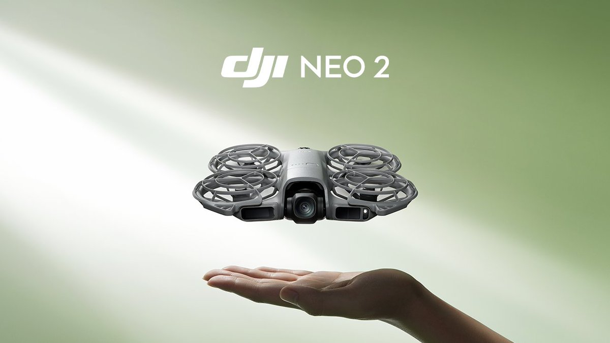 Meet DJI Neo 2 - Follow Me Camera Drone DJI Neo 2 is DJI's most compact drone equipped with omnidirectional obstacle sensing and features such as gesture control, SelfieShot, and ActiveTrack for more creative ways to fly. Even beginners can get started effortlessly. Think of it as your personal follow-me camera drone, always ready to capture your most exciting moments. ✅Palm Takeoff & Landing, Gesture Control ✅Faster, Smoother Tracking With ActiveTrack ✅Easy Moment Capture With SelfieShot ✅Omnidirectional Obstacle Sensing and Versatile Flight ✅4K High-Quality Imaging ✅Lightweight, Portable Design With Full-Coverage Propeller Guards Learn more: Shop now: #drone #cameradrone #DJINeo2