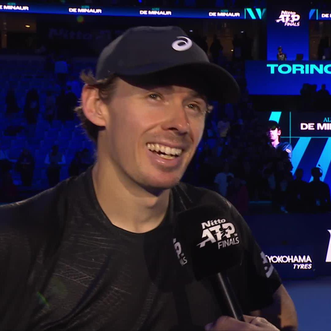 "All you need now is an Alcaraz win and you're through to the semi-finals" "Is that true or not?" 🤣 #NittoATPFinals