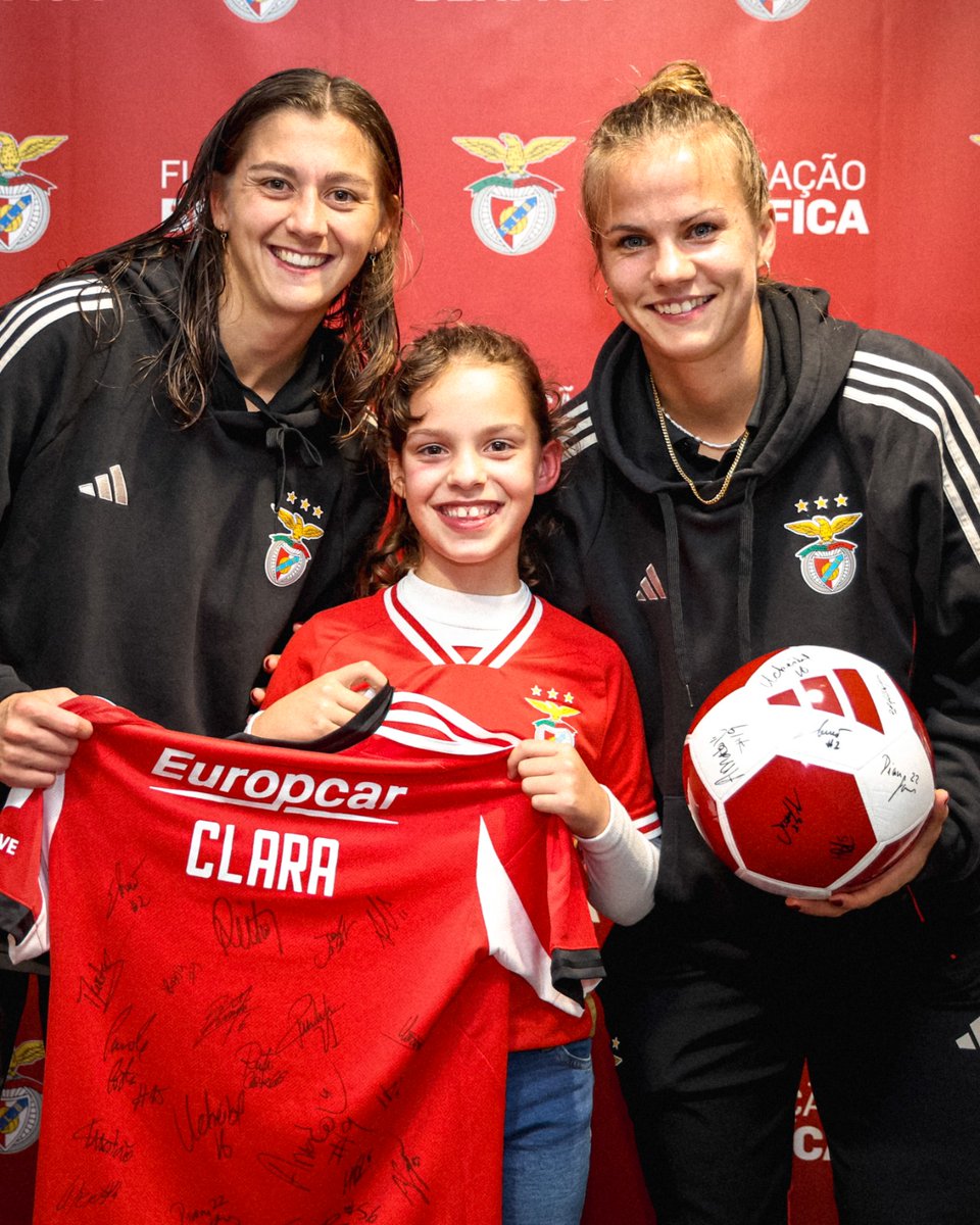 ❤️ O sonho da Clara! #FundaçãoBenfica