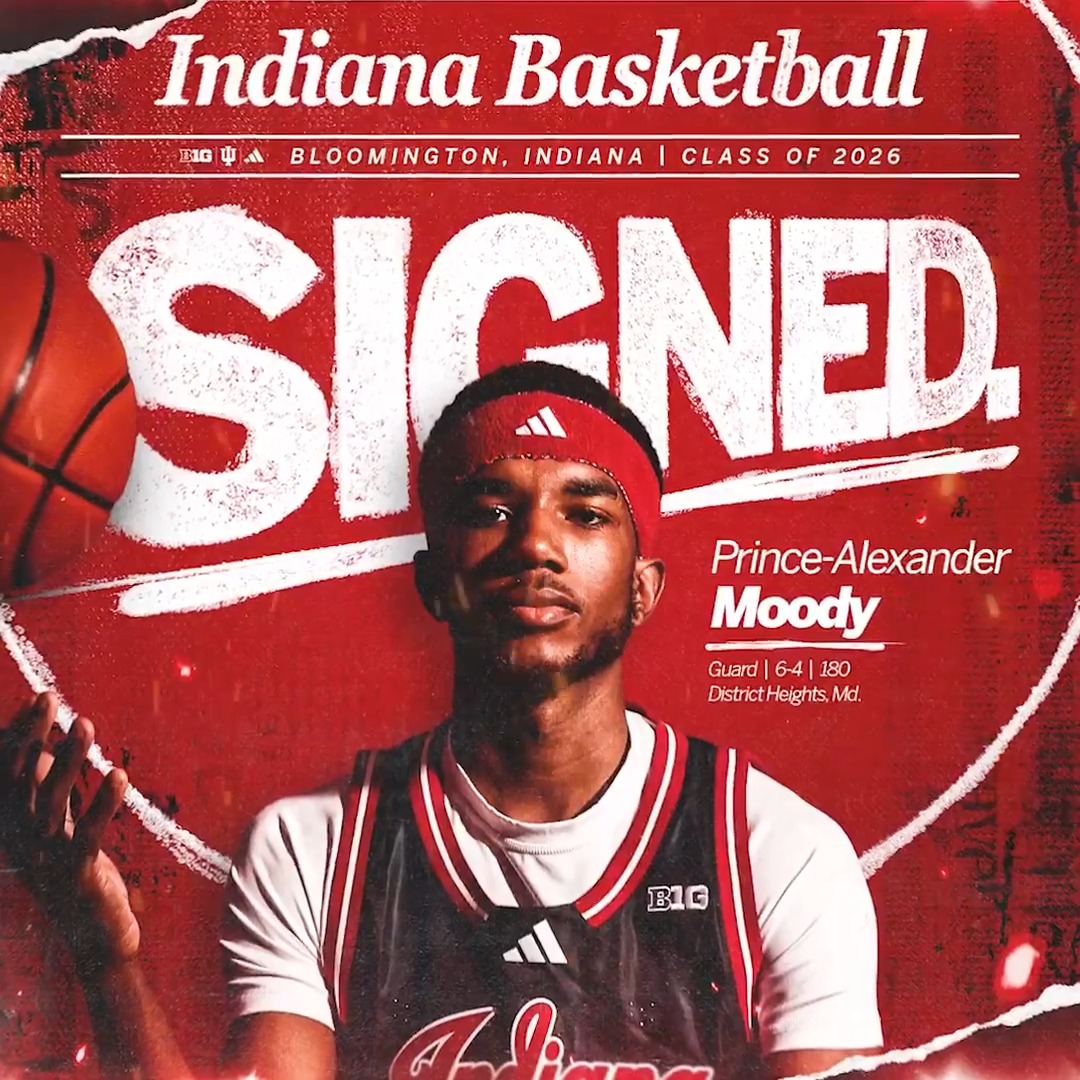 ✍️ Officially official. Welcome to Bloomington, Prince -Alexander Moody!