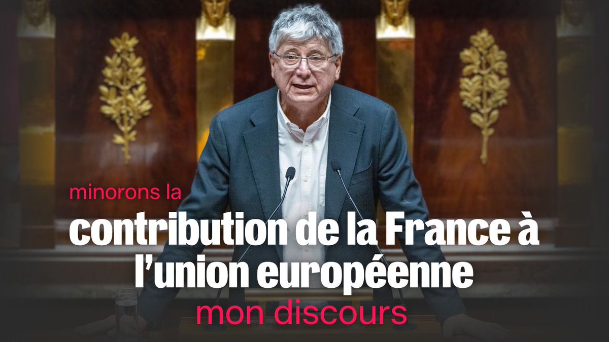🔴🗣 "L’Union européenne n’est pas intouchable. Vous ne pouvez pas imposer des efforts à la population et ne pas toucher à notre contribution au budget européen. Minorons donc notre contribution européenne de ces 9 milliards, et on épargnera à notre population bien des peines."