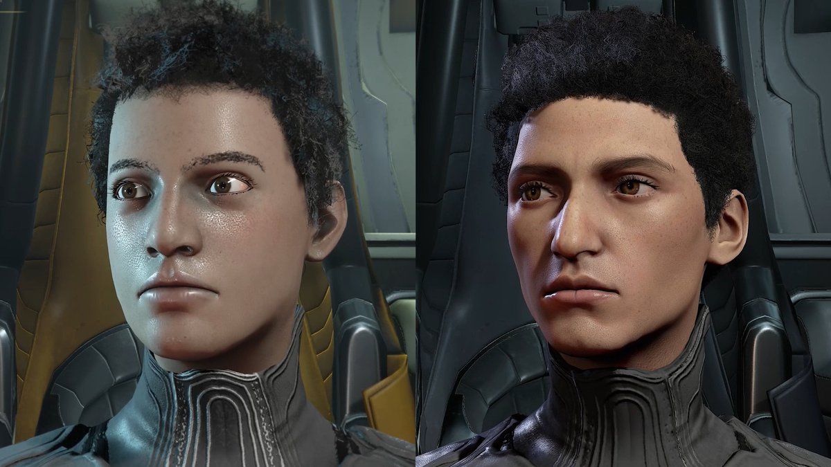 What a glow-up! Enjoy this side-by-side comparison the Operator &amp; Drifter Remaster coming in The Old Peace vs. some current facial models.