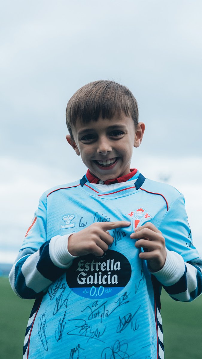 Bicar o escudo do Celta é a mellor sensación do mundo.