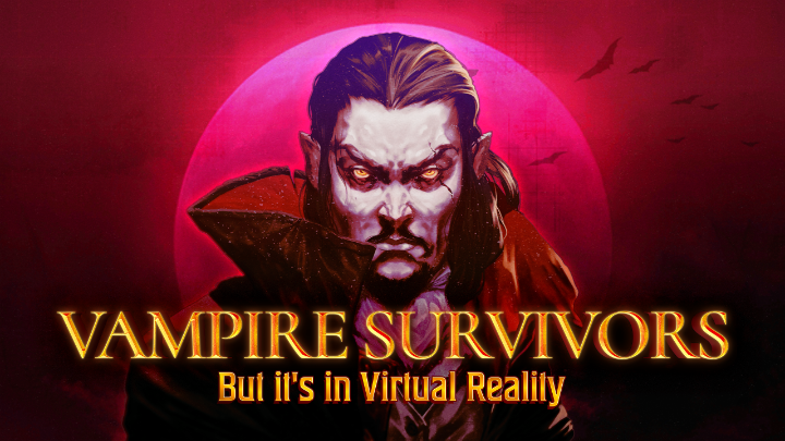 Vampire Survivors but it’s in Virtual Reality is out now for Meta Quest 3 + 3S 🧛 Mow down thousands of night creatures and survive against the clock, be the bullet hell, with your face! 🔥 Join the Survivors today: